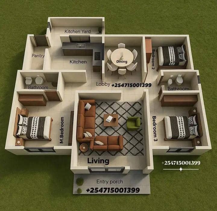 Isometric Floor Plan