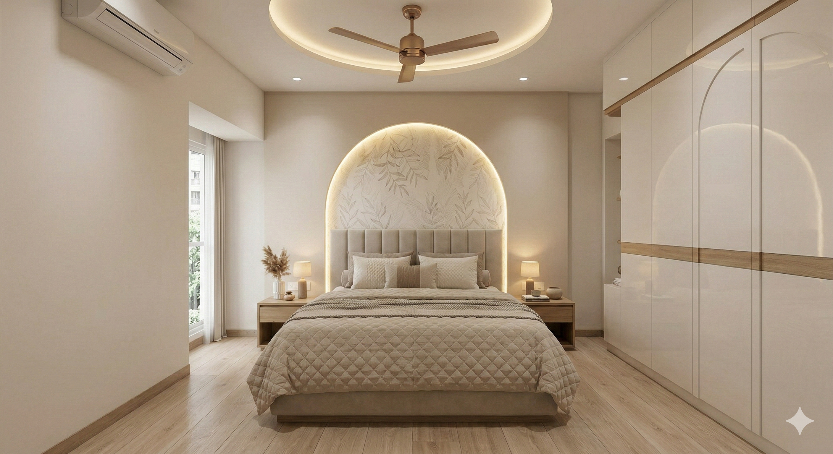 Warm Neutral Bedroom