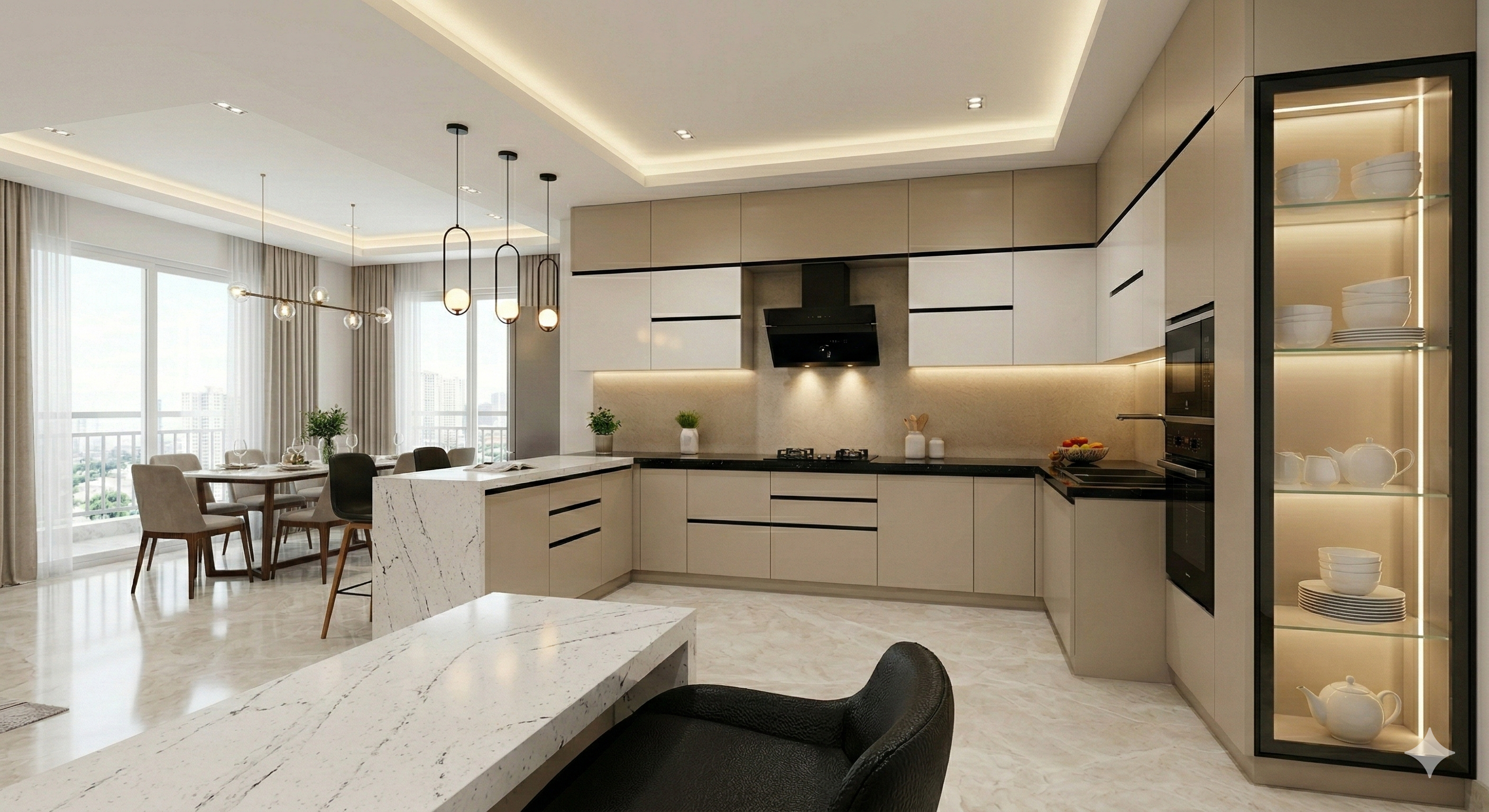 Warm Wood Kitchen